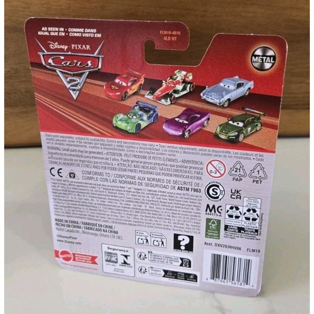 2021 DISNEY PIXAR CARS, DIECAST CARS, CHARACTER CARS ( CARLA VELOSO ) - Picture 2 of 5